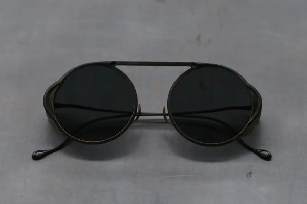 Rigards x boris bidjan saberi joint RG1011BBS β titanium alloy sunglasses RG-RG1011BBS-GYSKSHP antique jade frame dark gray lenses